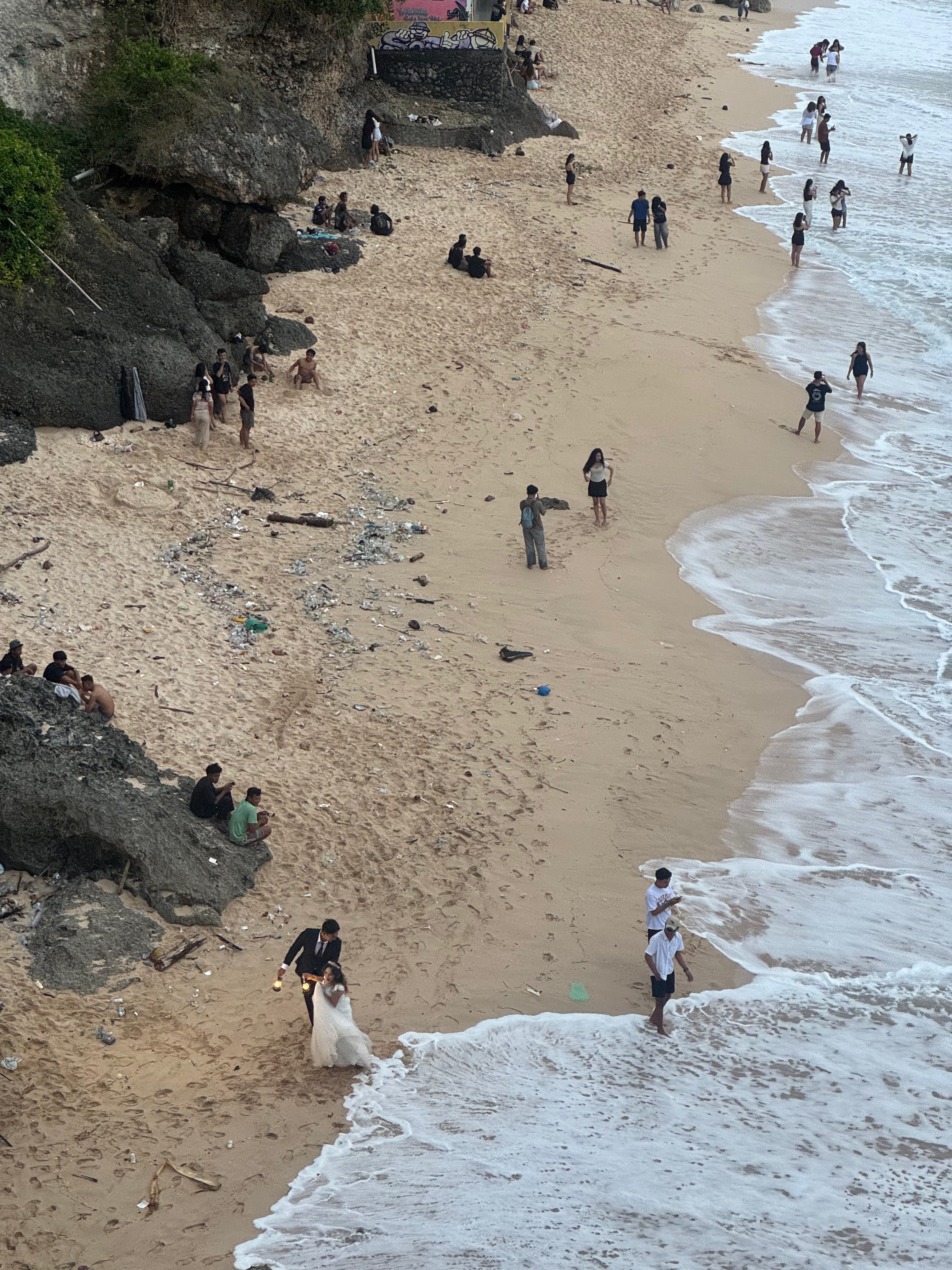 Pantai Balangan in Uluwatu Bali, my surf homespot turning into a trash beach especially during rainy season