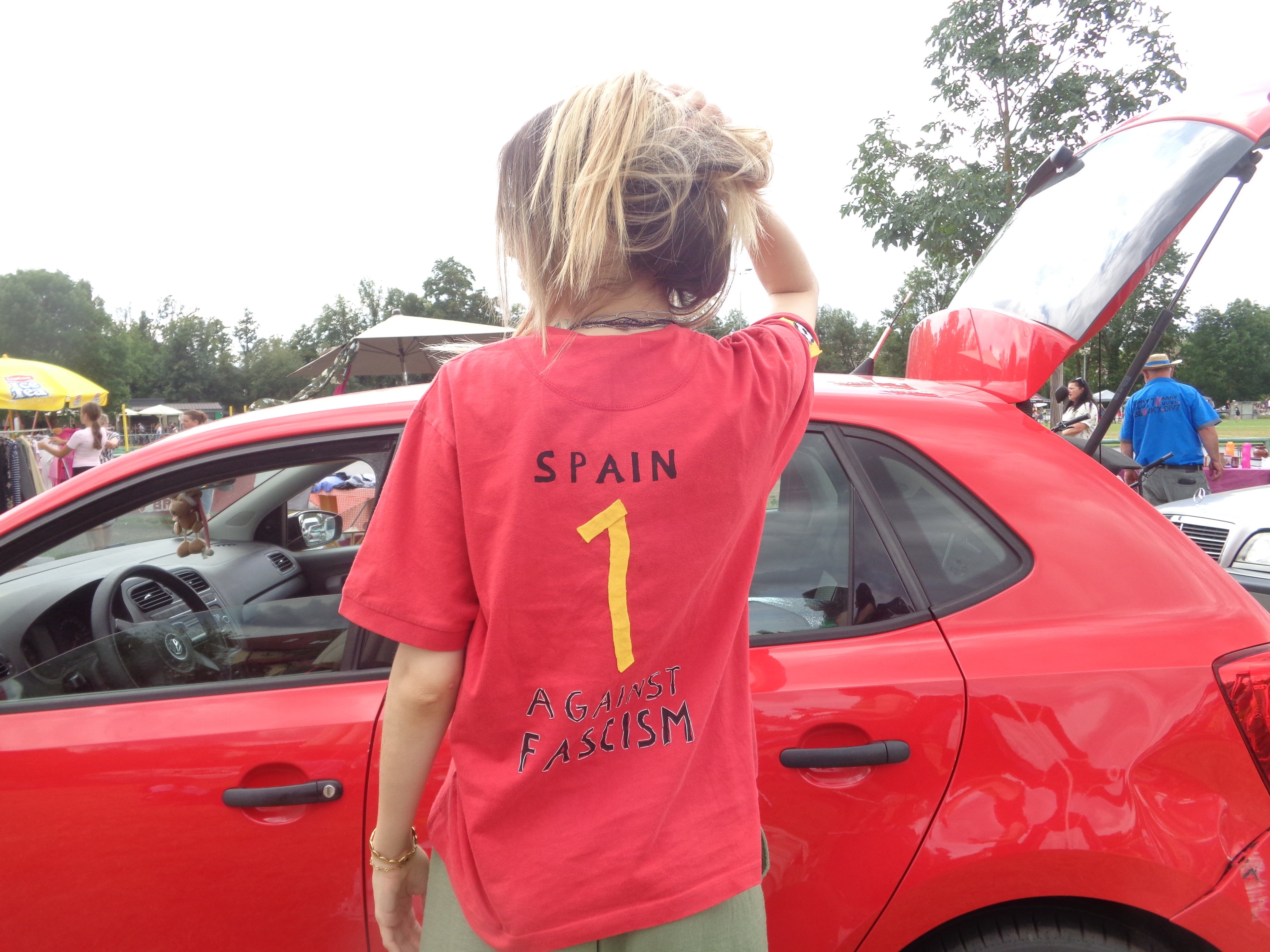 spanish soccer tricot "against fascism"
