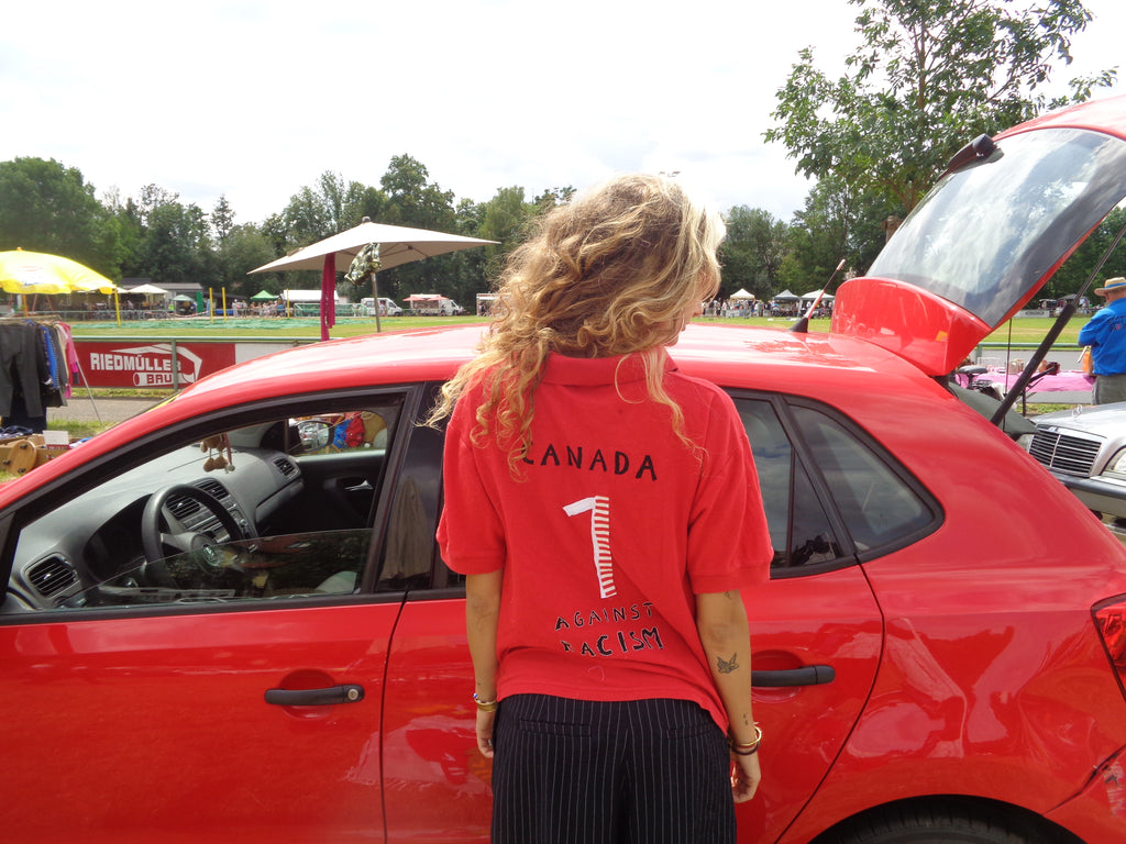 canadian soccer tricot "against racism"